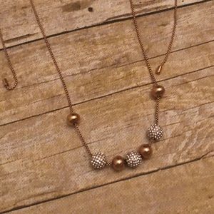 NWT Michael Kors slider necklace